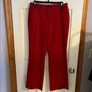 Worthington Curvy Fit Red Pants